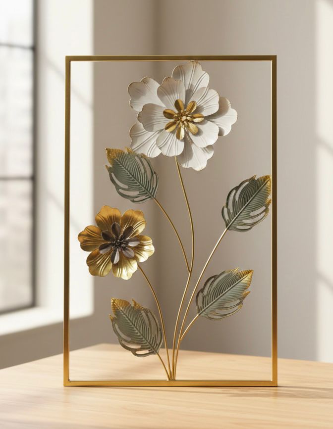 METAL MOTIVE WALL DECOR
